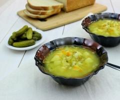 Рецепт: Гречневый суп - вегетарианский Гречневый вегетарианский суп